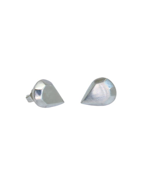 Facet Drop Stud Earrings