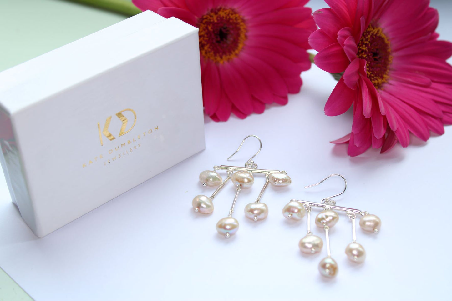 Pearl Waterfall Earrings