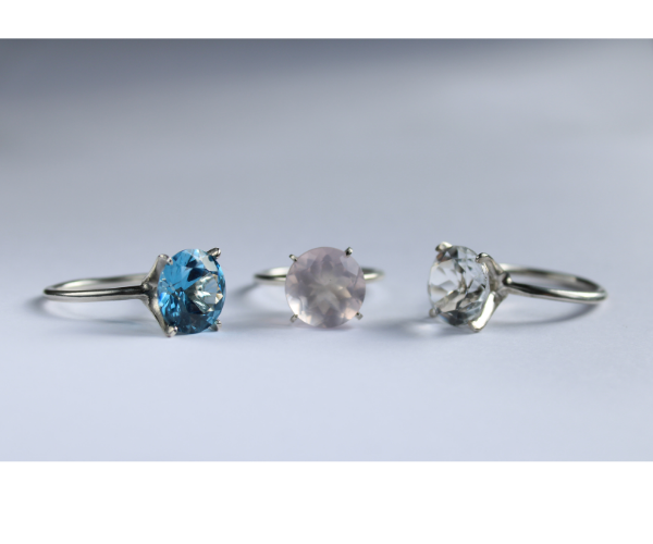 Galactic Blue Synth Ring