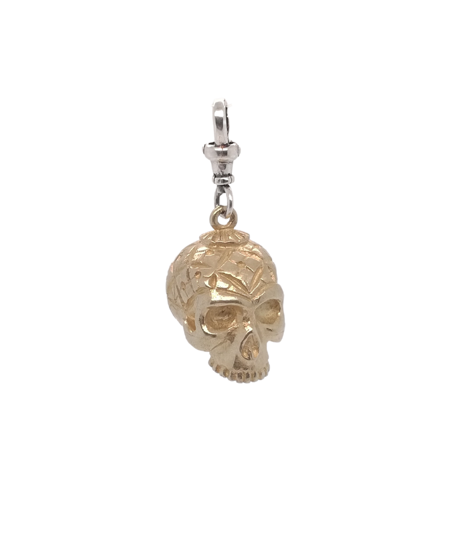 Katheryn of Berain - Brass Skull Charm