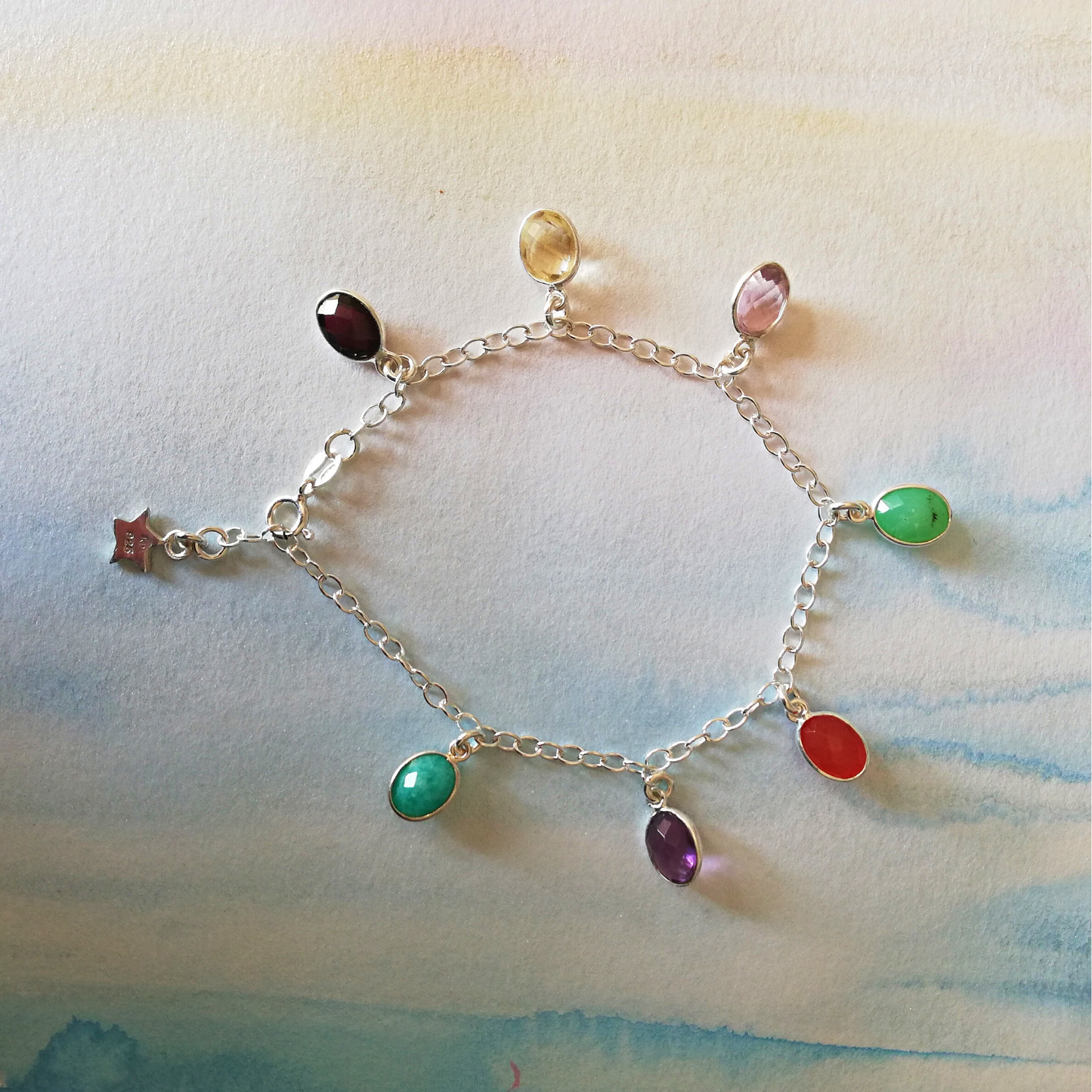 Rainbow Gems Bracelet
