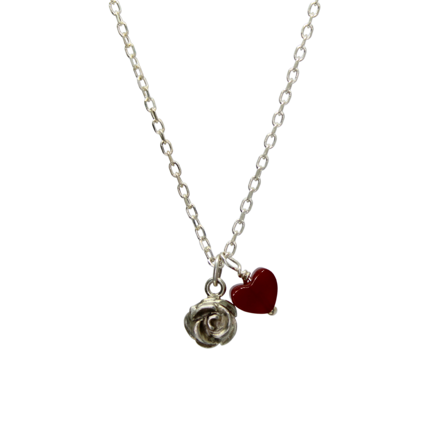 Pendentif Rose Rouge