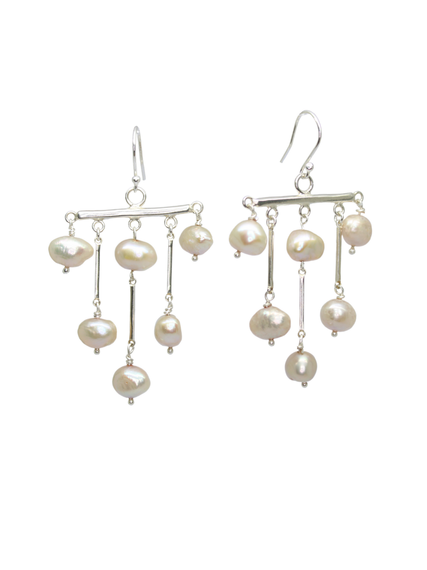 Pearl Waterfall Earrings