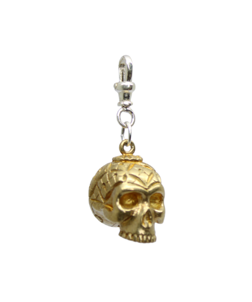 Katheryn of Berain - Brass Skull Charm