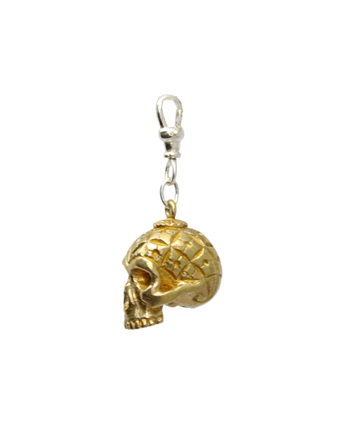 Katheryn of Berain - Brass Skull Charm