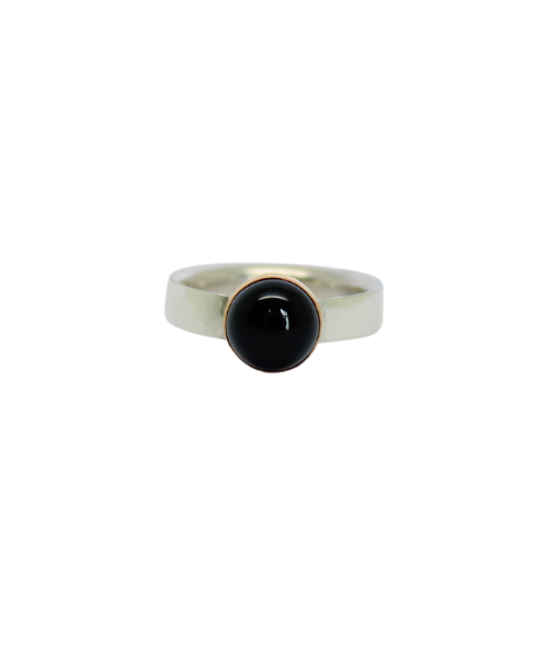 Katheryn of Berain - Onyx Cabochon Ring