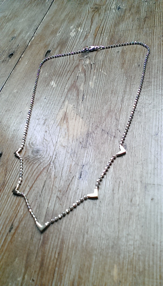 Mini Chevron Chain Necklace