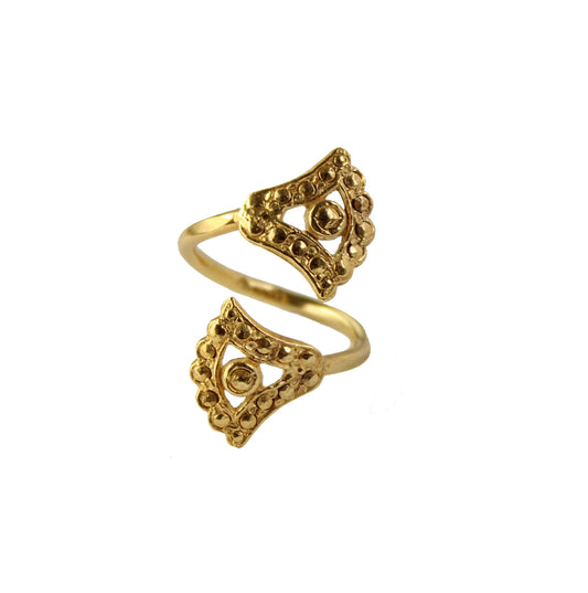 Sunshine Double Lotus Ring