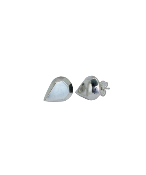 Facet Drop Stud Earrings