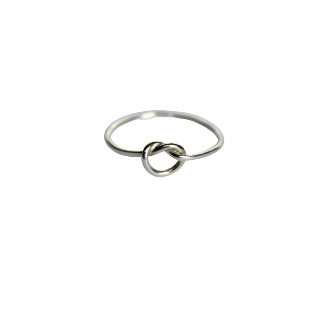 Silver Love Knot Ring