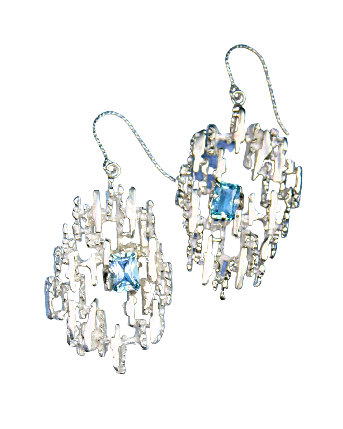 Landscape Topaz Earrings